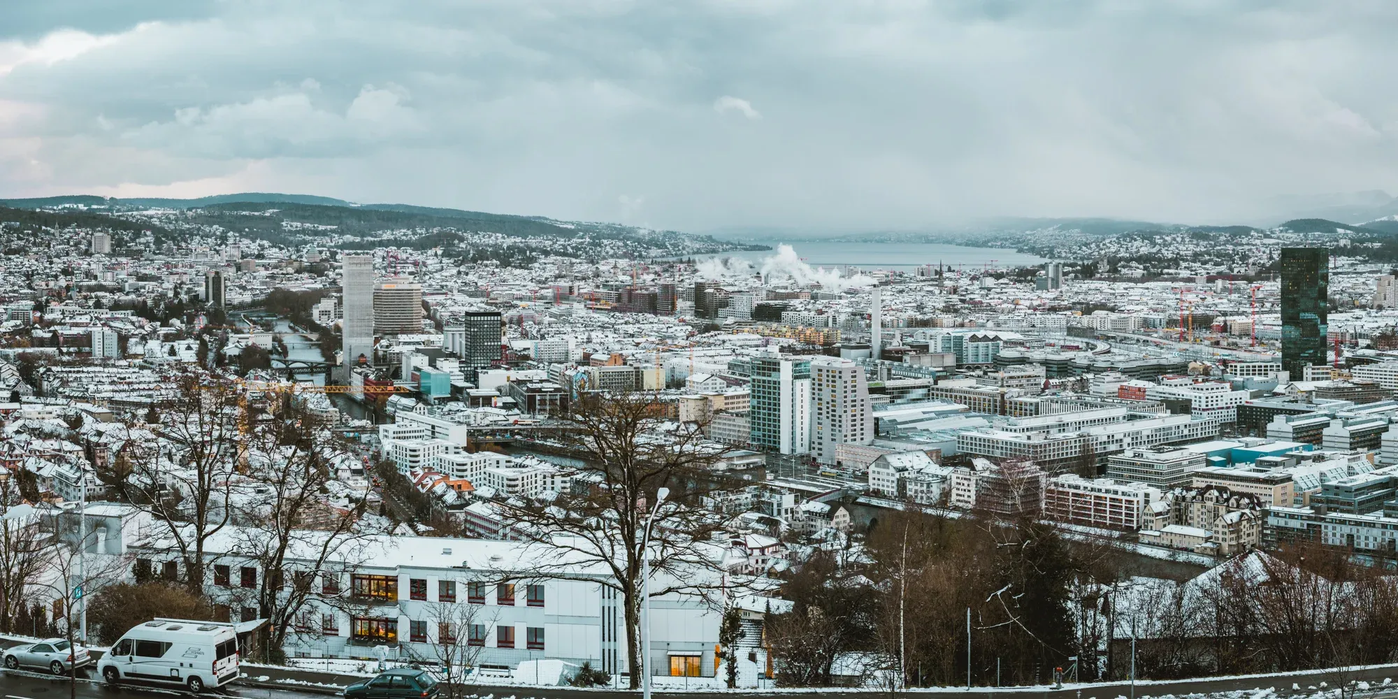 Zurich in Snow