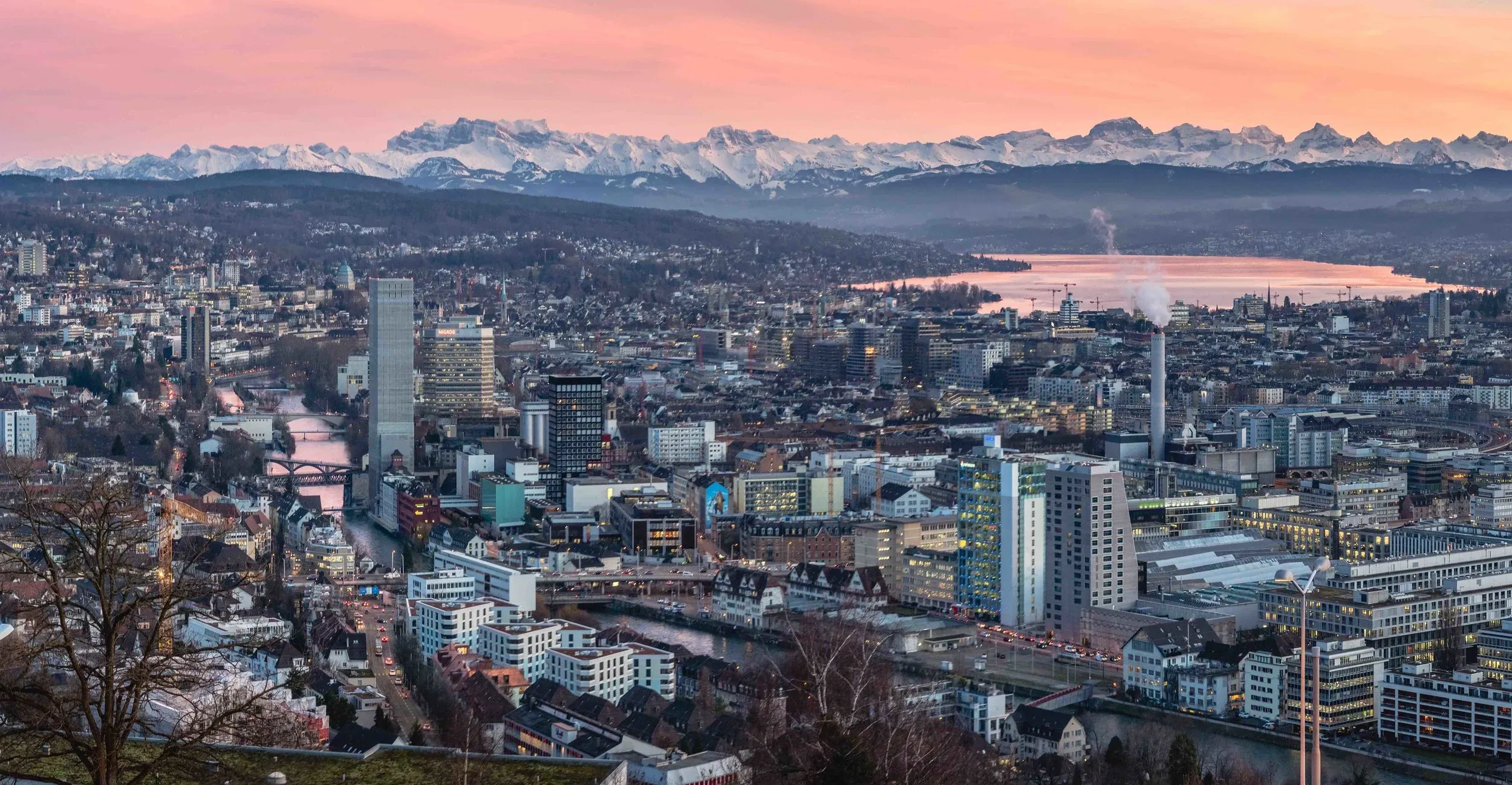 Zurich at Sunset