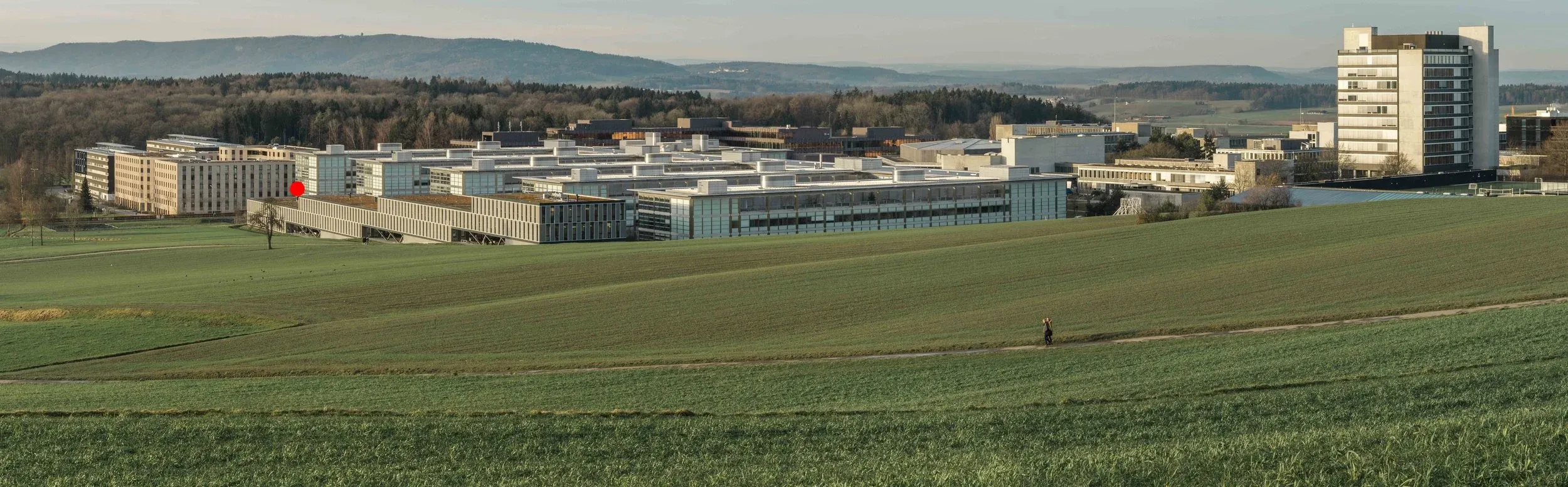 ETH Hönggerberg - My office is highlighted with a red dot.