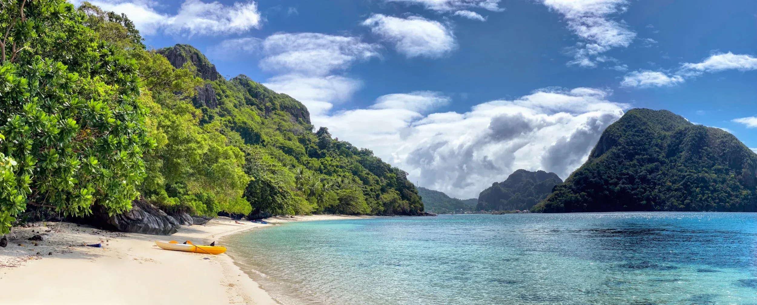 We kayaked out from the main island (Palawan) to a smaller island that we had completely to ourselves less one couple with the same idea. Somehow there was still 4G.