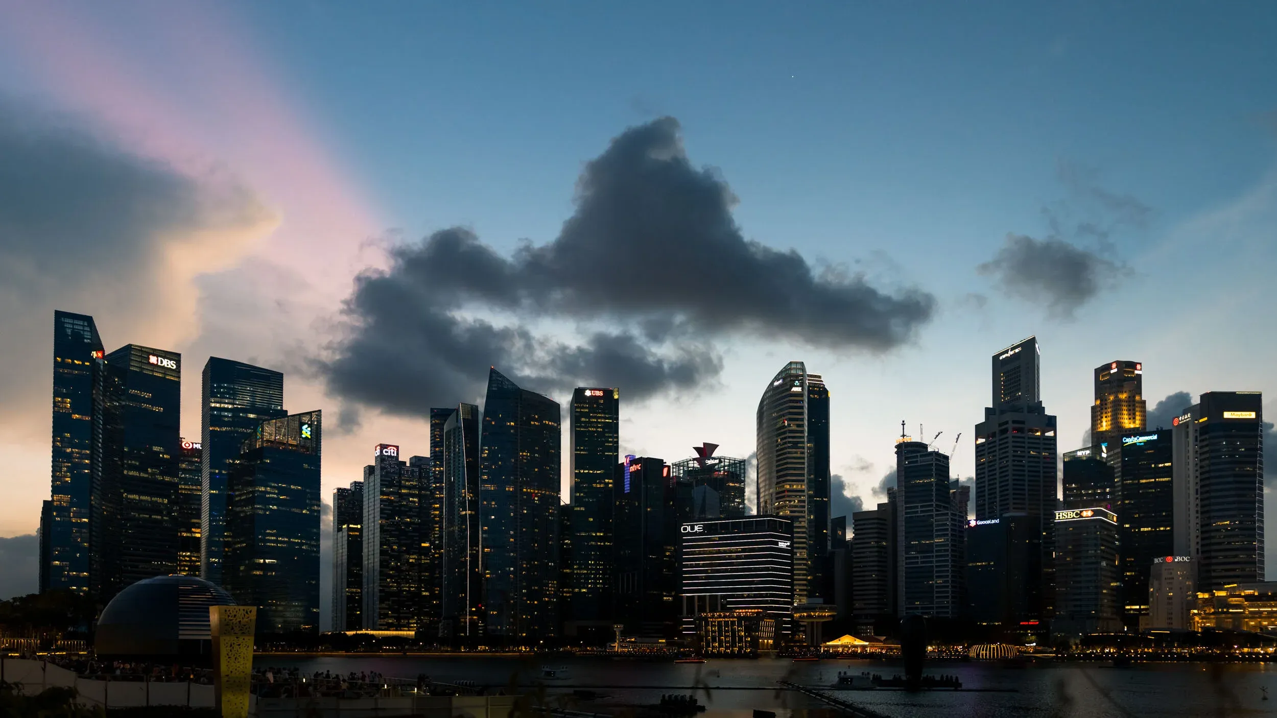 The financial district at sunset. A wrap to the trip as COVID resulted in many exchange students heading home early. I stayed until a day before the country went on full lockdown.
